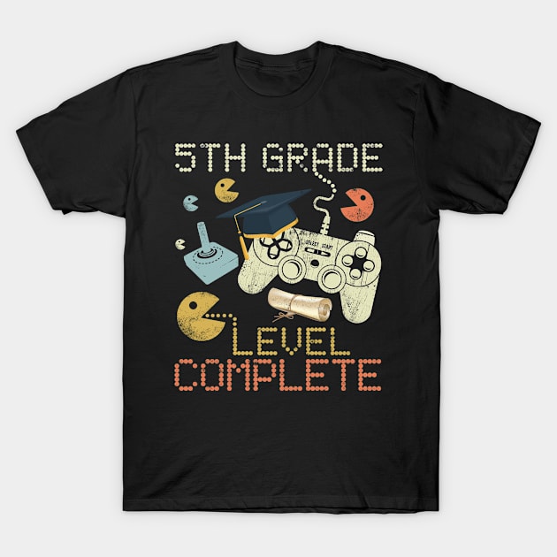 2021 5th Grade Graduation Gamer Graduation boys and girls T-Shirt by TeeBlade